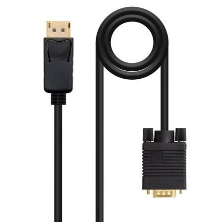 Cable Conversor Nanocable 10.15.4401/ DisplayPort Macho - VGA Macho/ 1m/ Negro - Tiensol