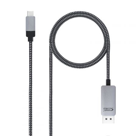 Cable Conversor Nanocable 10.15.5002/ USB Tipo - C Macho - Displayport Macho/ 1.8m/ Negro - Tiensol