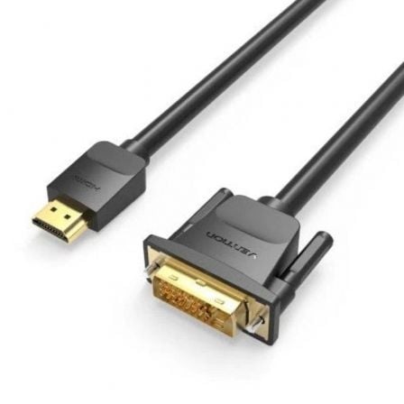 Cable Conversor Vention ABFBF/ DVI Macho - HDMI Macho/ 1m/ Negro - Tiensol