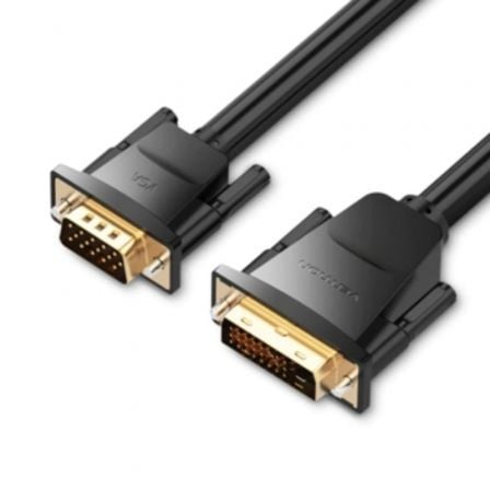 Cable Conversor Vention EABBF/ DVI Macho - VGA Macho/ 1m/ Negro - Tiensol