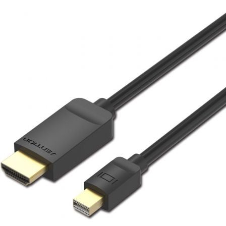 Cable Conversor Vention HABBG/ Mini DisplayPort Macho - HDMI Macho/ 1.5m/ Negro - Tiensol