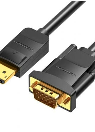 Cable Conversor Vention HBLBG/ DisplayPort Macho - VGA Macho/ 1.5m/ Negro - Tiensol