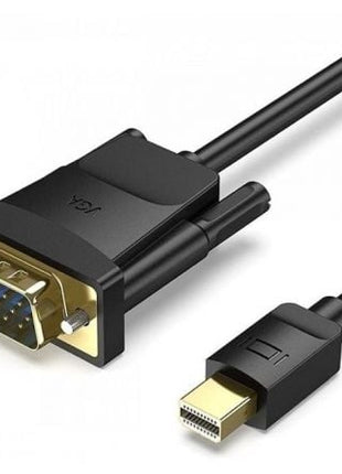 Cable Conversor Vention HFDBF/ Mini DisplayPort Macho - VGA Hembra/ 1m/ Negro - Tiensol