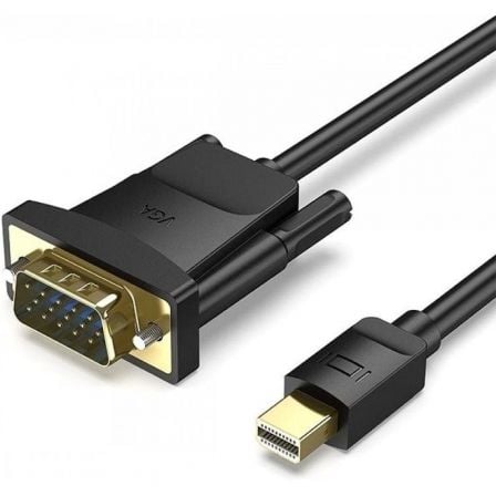 Cable Conversor Vention HFDBF/ Mini DisplayPort Macho - VGA Hembra/ 1m/ Negro - Tiensol