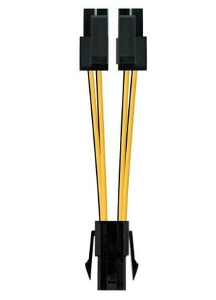 Cable de Alimentación Microprocesador Nanocable 10.19.1401/ Molex - 4+4 PIN Macho - Molex 4 PIN Hembra/ 15cm - Tiensol