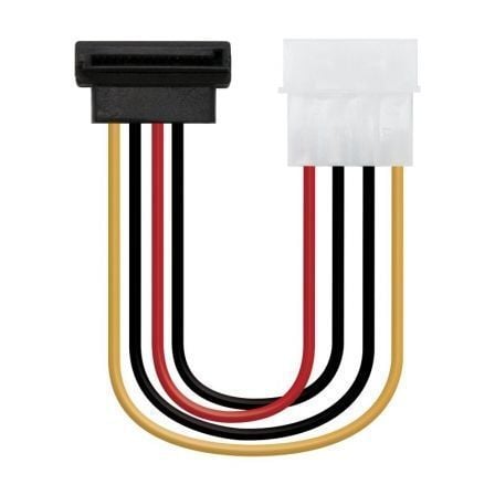 Cable de Alimentación SATA Nanocable 10.19.0201 - OEM/ Molex Macho - SATA Hembra/ 16cm - Tiensol