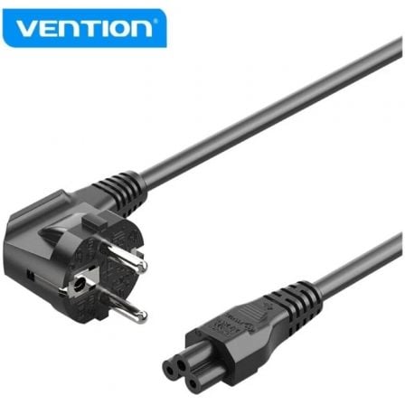 Cable de Alimentación Vention ZCKBAC/ IEC C5 Hembra - CEE7 Macho/ 1.8m/ Negro - Tiensol