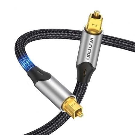 Cable de Audio de Fibra óptica Vention BAVHF/ 1m/ Gris - Tiensol