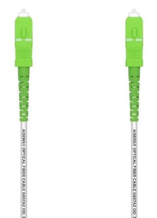 Cable de Fibra Óptica G657A2 3.0 Aisens A152 - 0493/ LSZH/ 1m/ Blanco - Tiensol