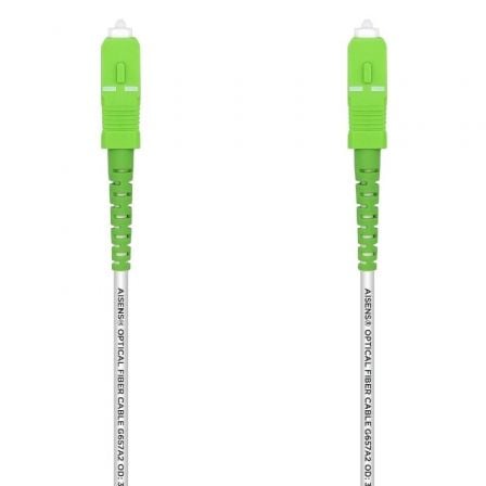 Cable de Fibra Óptica G657A2 3.0 Aisens A152 - 0495/ LSZH/ 3m/ Blanco - Tiensol