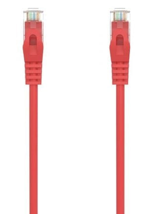 Cable de Red RJ45 AWG24 UTP Aisens A145 - 0556 Cat.6A/ LSZH/ 25cm/ Rojo - Tiensol