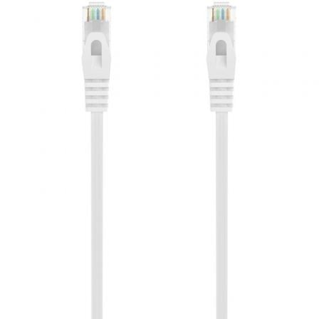 Cable de Red RJ45 AWG24 UTP Aisens A145 - 0591 Cat.6A/ LSZH/ 25cm/ Blanco - Tiensol