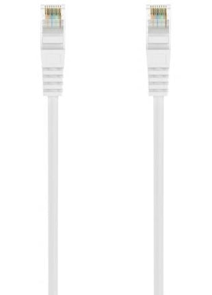 Cable de Red RJ45 AWG24 UTP Aisens A145 - 0591 Cat.6A/ LSZH/ 25cm/ Blanco - Tiensol