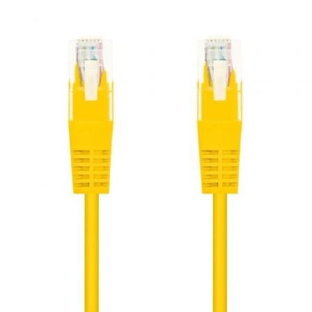 Cable de Red RJ45 AWG24 UTP Nanocable 10.20.0401 - Y Cat.6/ 1m/ Amarillo - Tiensol