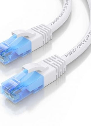 Cable de Red RJ45 AWG26 CCA UTP Aisen A135 - 0825 Cat.6/ 7.5m/ Blanco - Tiensol