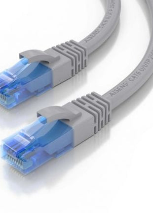 Cable de Red RJ45 AWG26 CCA UTP Aisens A135 - 0771 Cat.6/ 25cm/ Gris - Tiensol