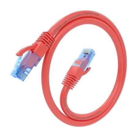 Cable de Red RJ45 AWG26 CCA UTP Aisens A135 - 0785 Cat.6/ 25cm/ Rojo - Tiensol