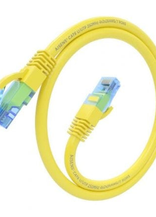 Cable de Red RJ45 AWG26 CCA UTP Aisens A135 - 0829 Cat.6/ 25cm/ Amarillo - Tiensol