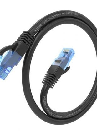 Cable de Red RJ45 AWG26 CCA UTP Aisens A135 - 0839 Cat.6/ 25cm/ Negro - Tiensol