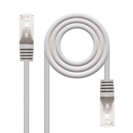 Cable de Red RJ45 FTP Nanocable 10.20.0810 Cat.6/ 10m/ Gris - Tiensol