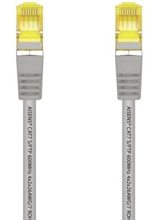 Cable de Red RJ45 S/FTP Aisens A146 - 0332 Cat.7/ 25cm/ Gris - Tiensol