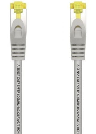 Cable de Red RJ45 S/FTP Aisens A146 - 0332 Cat.7/ 25cm/ Gris - Tiensol