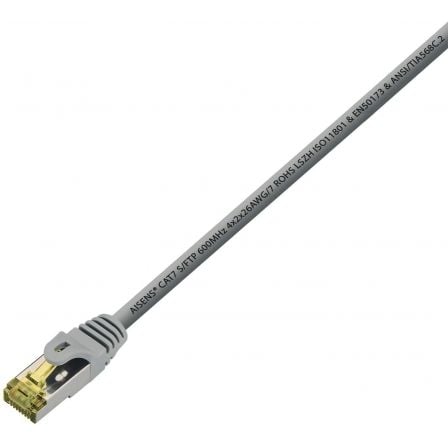 Cable de Red RJ45 S/FTP Aisens A146 - 0333 Cat.7/ 50cm/ Gris - Tiensol