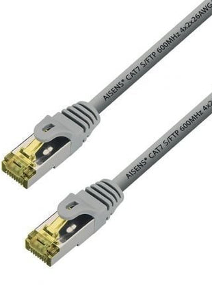 Cable de Red RJ45 S/FTP Aisens A146 - 0334/ Cat.7/ 1m/ Gris - Tiensol