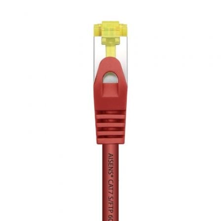 Cable de Red RJ45 SFTP Aisens A146 - 0468 Cat.7/ 25cm/ Rojo - Tiensol