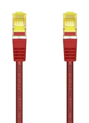 Cable de Red RJ45 SFTP Aisens A146 - 0471 Cat.7/ 2m/ Rojo - Tiensol