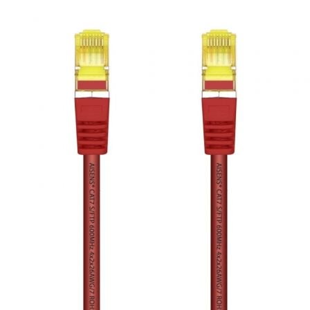 Cable de Red RJ45 SFTP Aisens A146 - 0471 Cat.7/ 2m/ Rojo - Tiensol