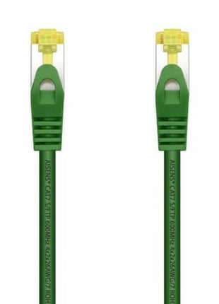 Cable de Red RJ45 SFTP Aisens A146 - 0480 Cat.7/ 25cm/ Verde - Tiensol