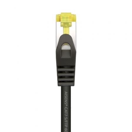 Cable de Red RJ45 SFTP Aisens A146 - 0484 Cat.7/ 25cm/ Negro - Tiensol