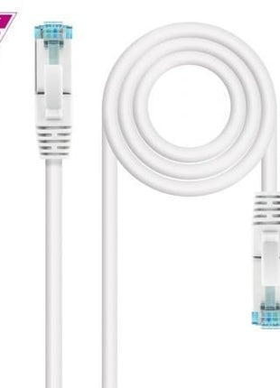 Cable de Red RJ45 SFTP Nanocable 10.20.1700 - L25 - W Cat.7/ LSZH/ 25cm/ Blanco - Tiensol