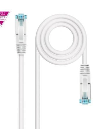 Cable de Red RJ45 SFTP Nanocable 10.20.1701 - W Cat.7/ 1m/ Blanco - Tiensol