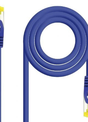 Cable de Red RJ45 SFTP Nanocable 10.20.1900 - L25 - BL Cat.6A/ LSZH/ 25cm/ Azul - Tiensol