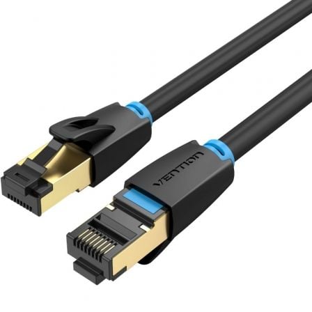 Cable de Red RJ45 SFTP Vention IKABD Cat.8/ 50cm/ Negro - Tiensol