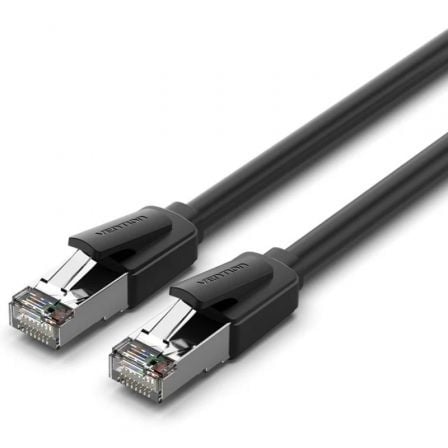 Cable de Red RJ45 SFTP Vention IKKBF Cat.8/ 1m/ Negro - Tiensol