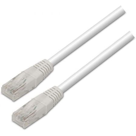 Cable de Red RJ45 UTP Aisens A133 - 0197/ Cat.5e/ 1m/ Blanco - Tiensol