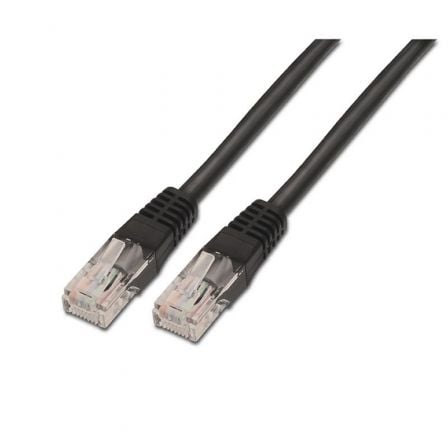 Cable de Red RJ45 UTP Aisens A133 - 0202 Cat.5e/ 50cm/ Negro - Tiensol