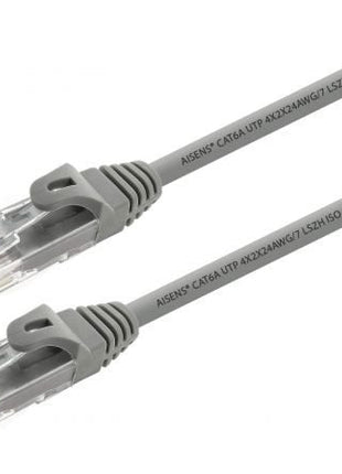 Cable de Red RJ45 UTP Aisens A145 - 0324 Cat.6A/ 25cm/ Gris - Tiensol