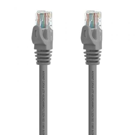 Cable de Red RJ45 UTP Aisens A145 - 0325 Cat.6A/ 50cm/ Gris - Tiensol