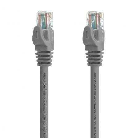 Cable de Red RJ45 UTP Aisens A145 - 0331 Cat.6A/ 15m/ Gris - Tiensol