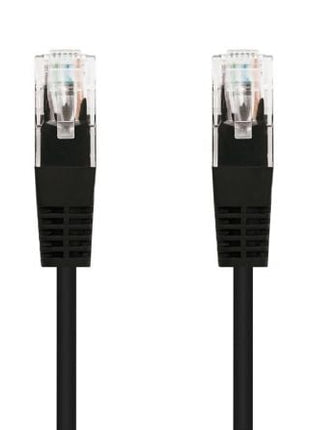 Cable de Red RJ45 UTP Nanocable 10.20.0100 - BK Cat.5e/ 50cm/ Negro - Tiensol