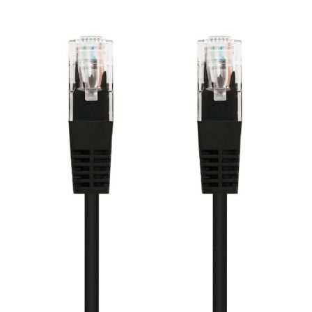 Cable de Red RJ45 UTP Nanocable 10.20.0100 - BK Cat.5e/ 50cm/ Negro - Tiensol