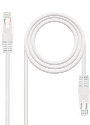 Cable de Red RJ45 UTP Nanocable 10.20.0101 - W Cat.5e/ 1m/ Blanco - Tiensol