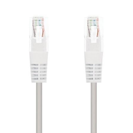 Cable de Red RJ45 UTP Nanocable 10.20.0101 - W Cat.5e/ 1m/ Blanco - Tiensol