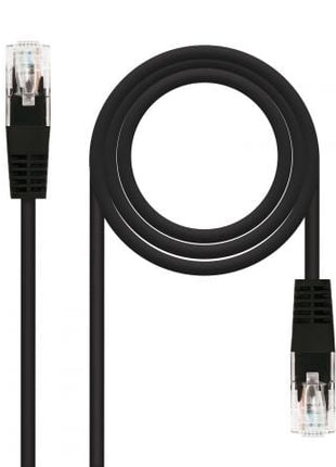 Cable de Red RJ45 UTP Nanocable 10.20.0105 - BK Cat.5e/ 5m/ Negro - Tiensol