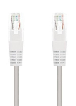 Cable de Red RJ45 UTP Nanocable 10.20.0110 - W Cat.5/ 10m/ Blanco - Tiensol