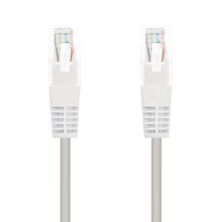 Cable de Red RJ45 UTP Nanocable 10.20.0110 - W Cat.5/ 10m/ Blanco - Tiensol